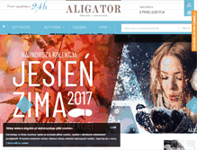 Tablet Screenshot of e-aligator.pl